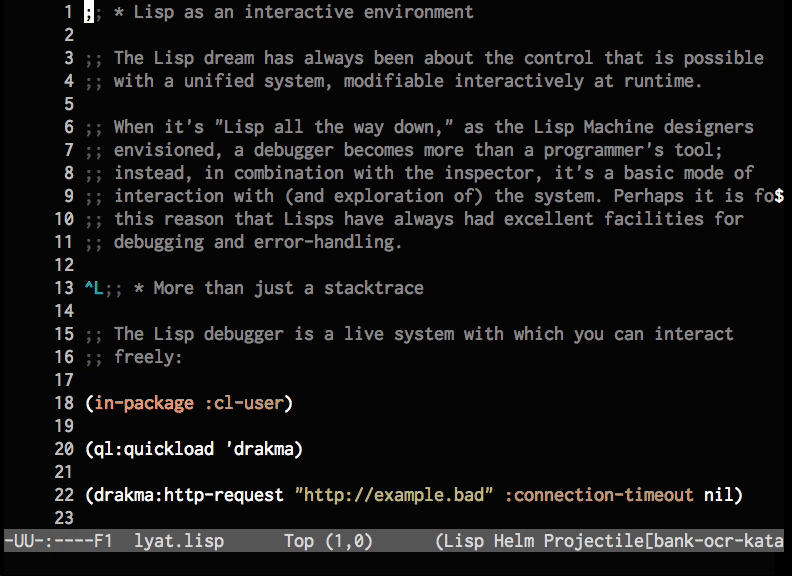 Simple Emacs Presentations For Coders 